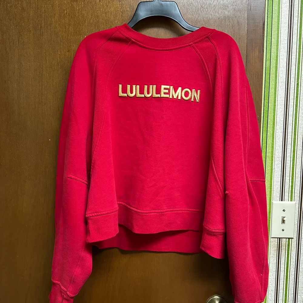 lululemon Lunar New Year Scuba Sweatshirt XL/ XXL. RARE ITEM!